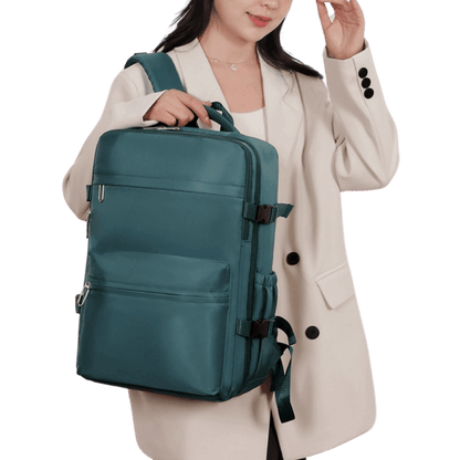 SĀYO Nōma – Le sac à dos compressible qui allège vos voyages, sans compromis sur le style - sac à dos | SAYO Collection